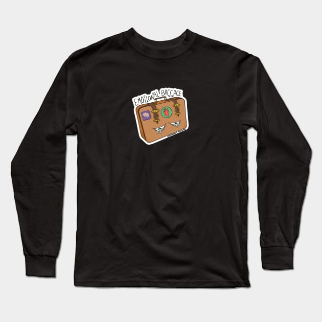 Emotional Baggage Long Sleeve T-Shirt by Different Timeline